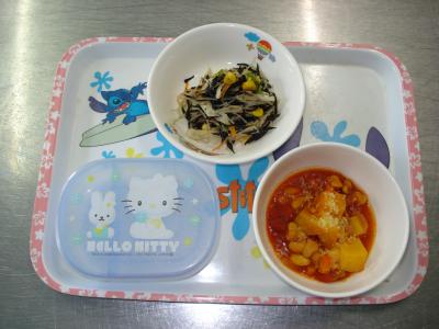 ポークビーンズ☆ひじきサラダ