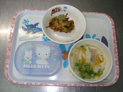 納豆かきあげ☆とろろ汁