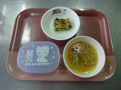 簡単キッシュ☆野菜スープ