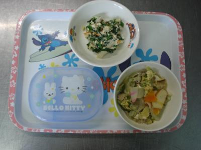 なかよしうどん☆白和え