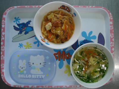☆麻婆豆腐☆かき玉汁