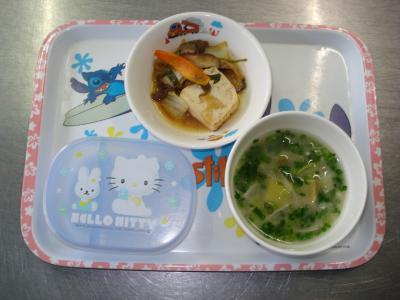 すきやき風煮☆みそ汁