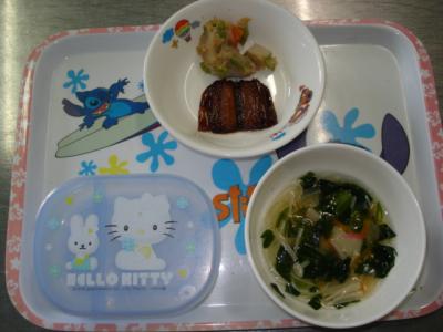 サンマの蒲焼き☆里芋のごま煮☆すまし汁