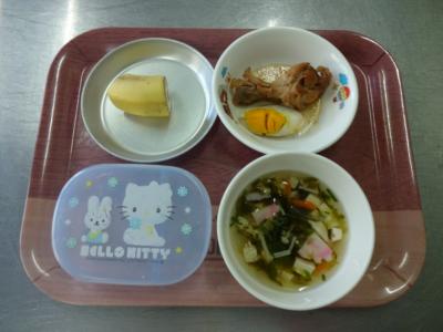 さっぱり煮☆すまし汁☆果物