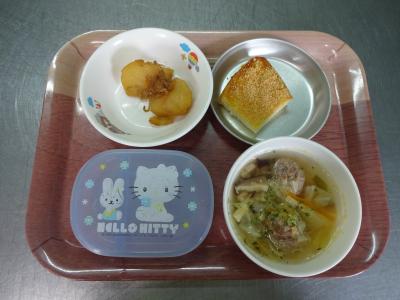 じゃこじゃが☆肉団子スープ★チーズラスク