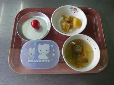 じゃこじゃが☆肉団子スープ