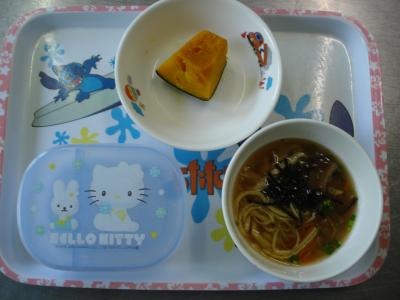 鶏飯☆南瓜の甘煮