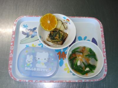 鯖の香味焼き☆じゃが昆布☆なめこのみそ汁