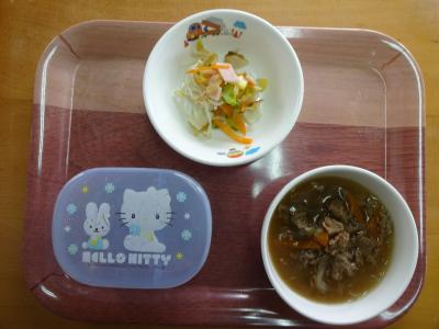 牛丼☆酢の物