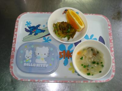 洋風肉じゃが☆ひじきサラダ☆オレンジ