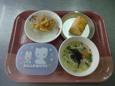 かき揚げ☆とろろ汁★パンプキンパイ