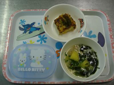 お好み焼き☆味噌汁