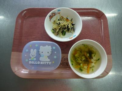 和風スパゲティー☆すまし汁