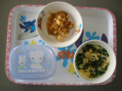 ☆マーボー豆腐　☆ニラ玉汁