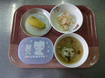 さつま雑煮☆紅白なます☆果物