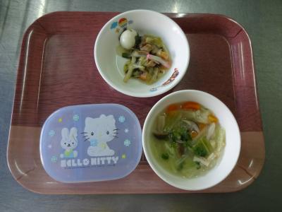 八宝菜☆味噌汁