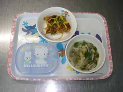 お好み焼き☆みそ汁