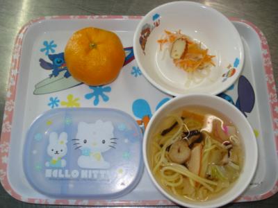 ちゃんぽん☆なます☆みかん