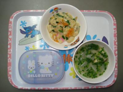 ☆高野豆腐の卵とじ☆味噌汁