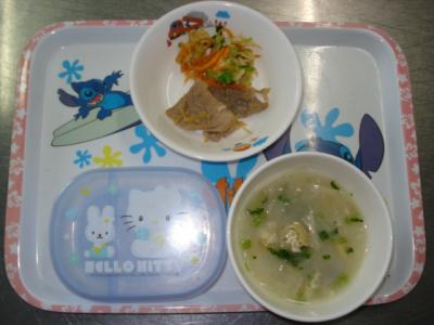 生姜焼き☆和え物☆味噌汁