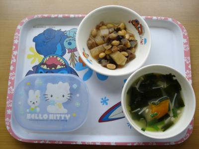☆五目煮豆☆味噌汁