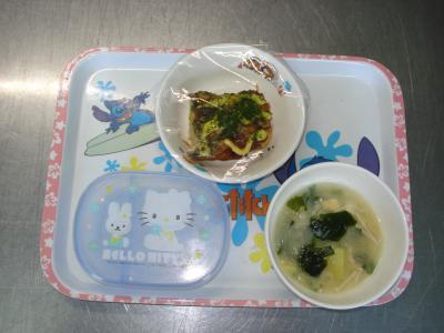 お好み焼き☆みそ汁