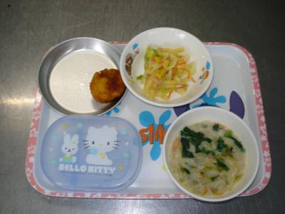 白菜のクリーム煮☆マカロニサラダ★スイートポテトボール