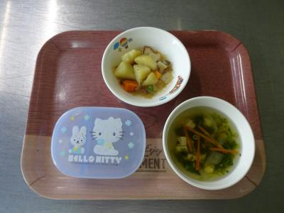 肉じゃが☆すまし汁☆チーズ