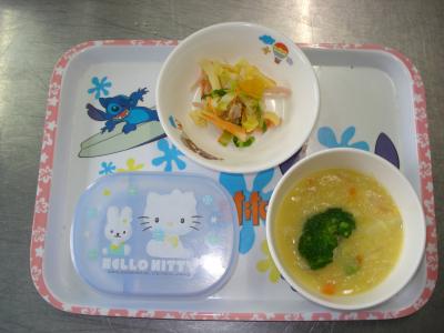 コーンシチュー☆マカロニサラダ