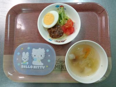 ジャージャー麺☆野菜スープ