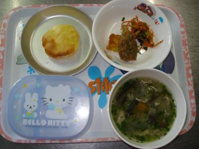 竹輪の二色揚げ☆和え物☆味噌汁★ポンでボール