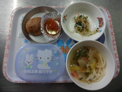 煮込みうどん☆酢の物☆キンカン漬け★まるぼうろ