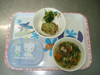 魚の味噌マヨネーズ焼き☆ゴマ和え☆のっぺい汁