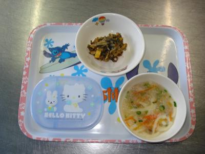 磯風味かきあげ☆とろろ汁