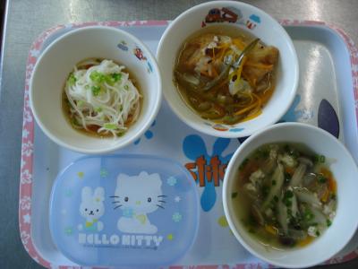 魚のカレー揚げ☆けんちん汁★そうめん流し