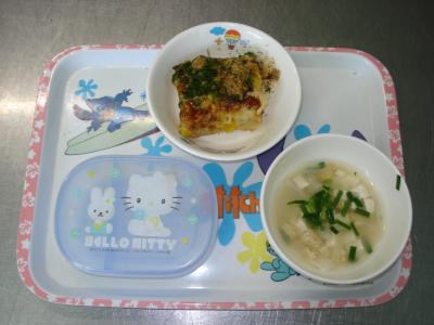 お好み焼き☆みそ汁