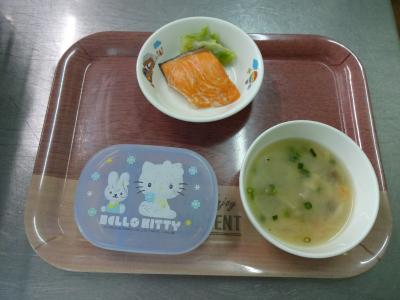 魚の塩焼き☆蒸し野菜☆味噌汁