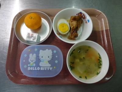さっぱり煮☆味噌汁☆チーズ☆果物