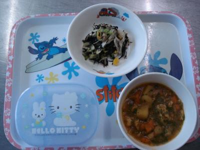 洋風肉じゃが☆ひじきサラダ