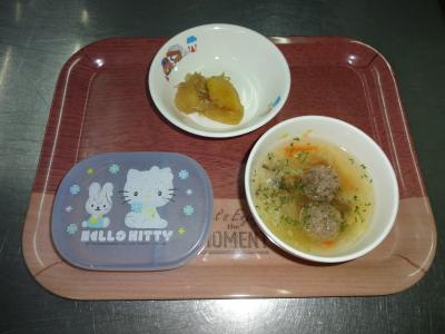 じゃこじゃが☆肉団子スープ
