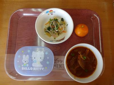 ハヤシライス☆酢の物