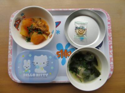 洋風肉じゃが☆味噌汁☆チーズ