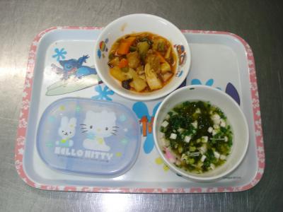 酢豚☆すまし汁