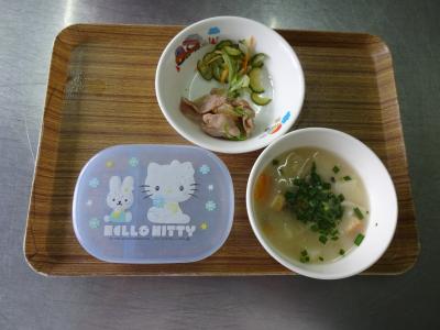 生姜焼き☆サラダ☆味噌汁