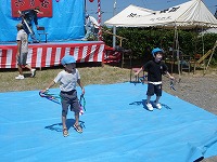 今年も浜ヶ城公民館の六月燈に年長児のお友達が出演します。これはリハーサルの様子です。